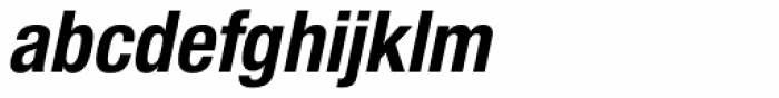 Nimbus Sans Novus Cond Bold Italic Font LOWERCASE