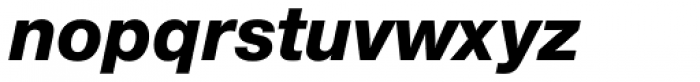 Nimbus Sans Novus Heavy Italic Font LOWERCASE