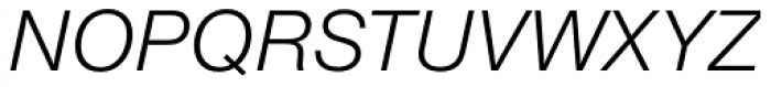 Nimbus Sans Novus Italic Font UPPERCASE