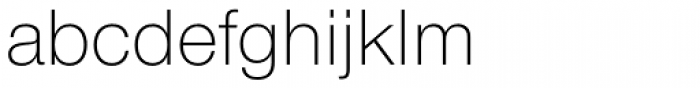 Nimbus Sans Novus Light Font LOWERCASE