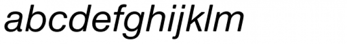 Nimbus Sans Round Medium Italic Font LOWERCASE