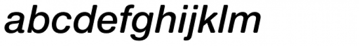 Nimbus Sans Round Semi Bold Italic Font LOWERCASE