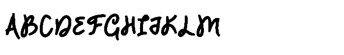 Nimella Script Font UPPERCASE