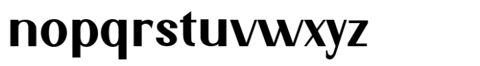 Nimora Bold Font LOWERCASE