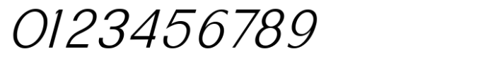 Nimora Extra Light Italic Font OTHER CHARS