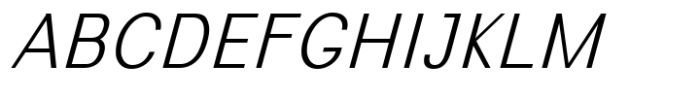 Nimora Extra Light Italic Font