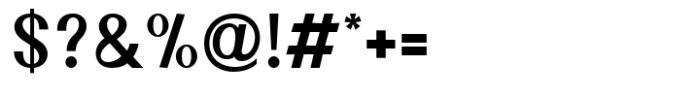 Nimora Medium Font OTHER CHARS