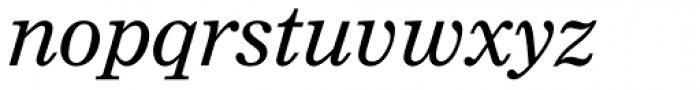 Nimrod Pro Greek Italic Font LOWERCASE
