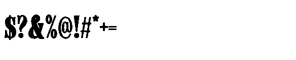 Nimuhinz  Bold Regular Font OTHER CHARS