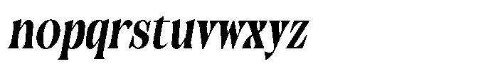 Nimuhinz  Italic Regular Font LOWERCASE
