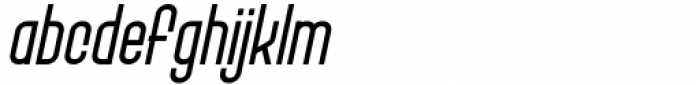 Nine To FIve Italic Font LOWERCASE