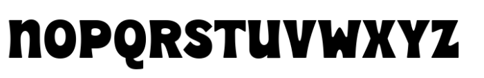 Nineties Scooter Regular Font LOWERCASE