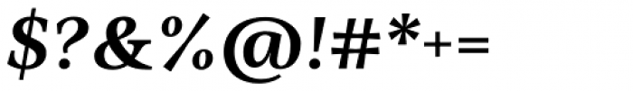 Ninfa Serif Bold Italic Font OTHER CHARS