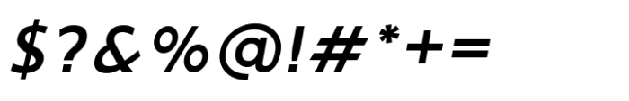 Ninova Bold Expanded Ital Font OTHER CHARS