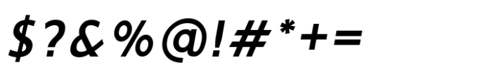 Ninova Bold Ital Font OTHER CHARS