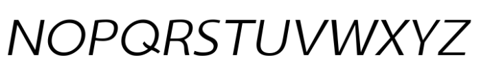 Ninova Extra Light Expanded Ital Font UPPERCASE