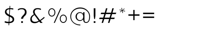 Ninova Extra Light Expanded Font OTHER CHARS