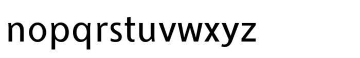 Ninova Narrow Font LOWERCASE