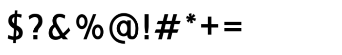 Ninova Semi Bold Narrow Font OTHER CHARS