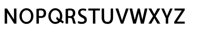 Ninova Semi Bold Narrow Font UPPERCASE
