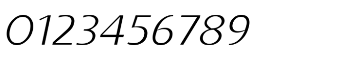Ninova Thin Italic Exp Font OTHER CHARS