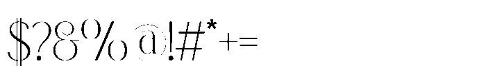 Niqueta Font OTHER CHARS