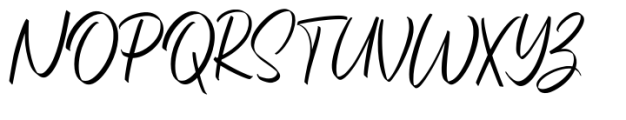 Niquitta Mirzani Script Font UPPERCASE