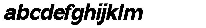 Nira Nara Black Condensed Slanted FONT
