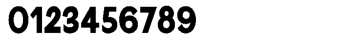 Nira Nara Black Condensed Font OTHER CHARS