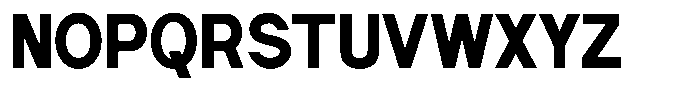 Nira Nara Black Condensed Font UPPERCASE