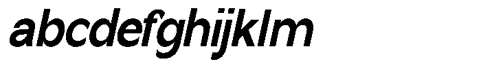Nira Nara Bold Condensed Slanted FONT
