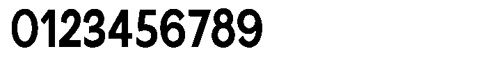 Nira Nara Bold Condensed Font OTHER CHARS