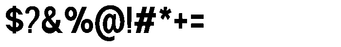 Nira Nara Bold Condensed Font OTHER CHARS