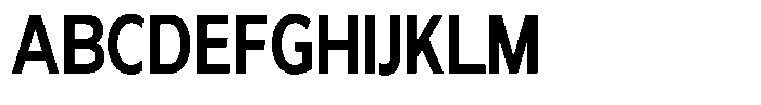 Nira Nara Bold Condensed Font UPPERCASE