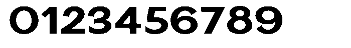 Nira Nara Bold Expanded Font OTHER CHARS