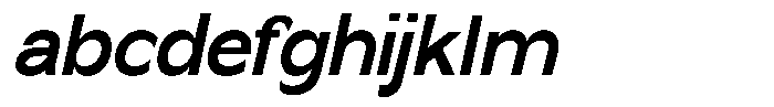 Nira Nara Bold Semi Condensed Slanted FONT