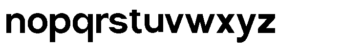 Nira Nara Bold Semi Condensed Font LOWERCASE