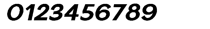 Nira Nara Bold Semi Expanded Slanted Font OTHER CHARS