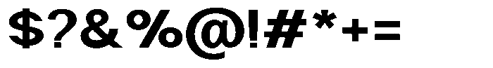 Nira Nara Bold Semi Expanded Font OTHER CHARS