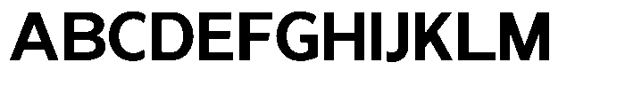 Nira Nara Bold Font UPPERCASE