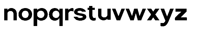 Nira Nara Bold Font LOWERCASE