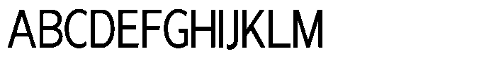 Nira Nara Condensed Font UPPERCASE