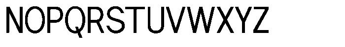 Nira Nara Condensed Font UPPERCASE