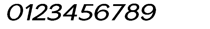 Nira Nara Expanded Slanted Font OTHER CHARS