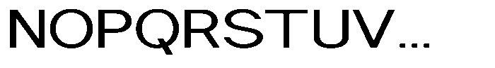 Nira Nara Expanded Font UPPERCASE