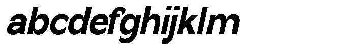Nira Nara Extra Bold Condensed Slanted FONT