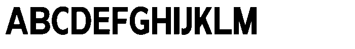 Nira Nara Extra Bold Condensed Font UPPERCASE