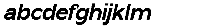 Nira Nara Extra Bold Semi Condensed Slant FONT