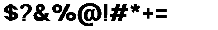 Nira Nara Extra Bold Font OTHER CHARS