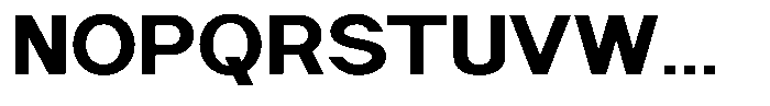 Nira Nara Extra Bold Font UPPERCASE